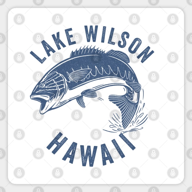 Lake Wilson Hawaii Magnet by Eureka Shirts